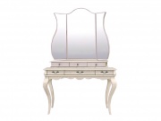 Туалетный столик "Оскар" белая эмаль с темной патиной