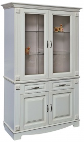 Шкаф комбинированный "Венето 2" слоновая кость