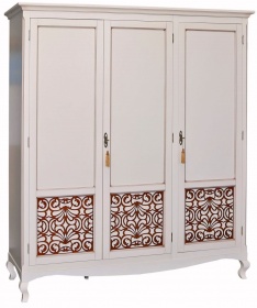 Шкаф трехдверный "Видана-Люкс" светлый ром