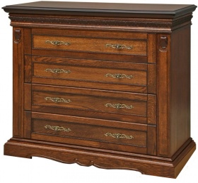 Тумба туалетная "Милана" широкая мореный дуб  