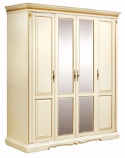 Шкаф четырехдверный "Милана слоновая кость с золочением.В НАЛИЧИИ. Шкаф четырехдверный "Милана слоновая кость с золочением.В НАЛИЧИИ.