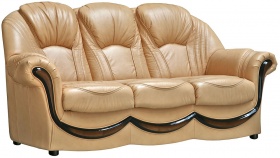 Трехместный  диван Дельта (натуральная кожа)
