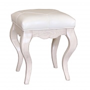 Банкетка "Оскар" (малая)белая эмаль с темной патиной