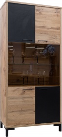 Шкаф с витриной «Блэквуд» П556.11