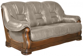 Трехместный диван-кровать "Консул 24" (натуральная кожа)