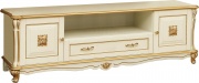 Тумба "Алези ТВ22 Люкс" П350.27л слоновая кость с золочением