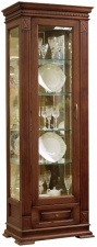 Шкаф с витриной "Верди-Люкс 1з" (мореный дуб).В НАЛИЧИИ.