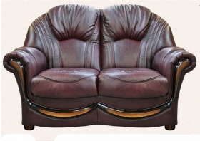 Двухместный диван  Дельта (Натуральная кожа)