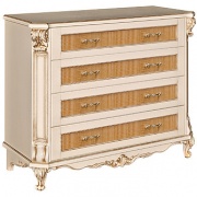 Тумба "Альба 11с" П 524.11с слоновая кость с золочением