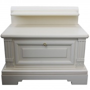 Тумба прикроватная "Престиж" ГМ-5983 крем с патиной