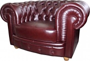 Кресло Честерфилд (натуральная кожа)