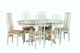 Стол обеденный "Викинг 5М" эмаль золотая Стол обеденный "Викинг 5М" эмаль золотая