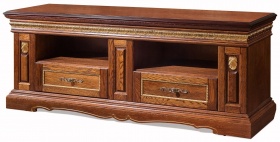 Тумба "Милана ТВ4с" П265.16с черешня с золочением