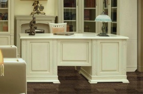 Стол письменный "Верди-Люкс" 7 слоновая кость