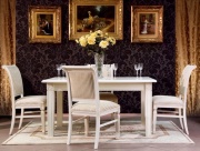 Стол обеденный "Верди 1Р+стулья 3023/S"слоновая кость