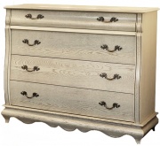 Комод "Оскар" белая эмаль с темной патиной.В НАЛИЧИИ.