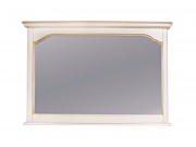 Зеркало "Давиль" белая эмаль с золотой патиной.В НАЛИЧИИ.