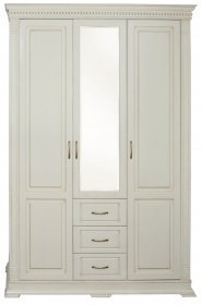Шкаф трехдверный "Верди-Люкс" слоновая кость.В НАЛИЧИИ.