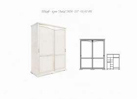Шкаф-купе для одежды "Лика" ММ-137-01/02РБ