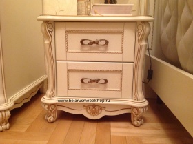 Тумба прикроватная "Алези" слоновая кость