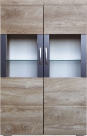 Шкаф с витриной «Амаранти» П563.04