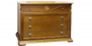 Комод "Лика" медовый дуб с золотой патиной