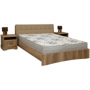 Кровать 2-16 «Турин» П7.036.1.03 (П036.123М) дуб каньон