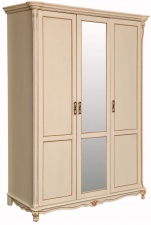 Шкаф для одежды 3д «Алези» П1.350.1.11 (П349.01) слоновая кость с золочением Шкаф для одежды 3д «Алези» П1.350.1.11 (П349.01) слоновая кость с золочением
