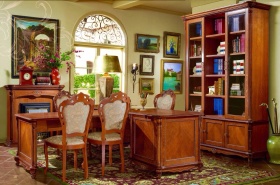 Стол письменный "Алези" с приставкой 