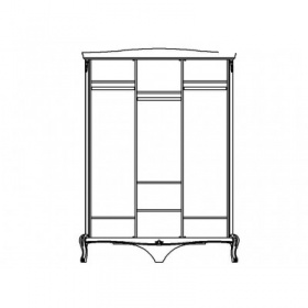 Шкаф 3-дверный "Мокко" ММ 316-01/03