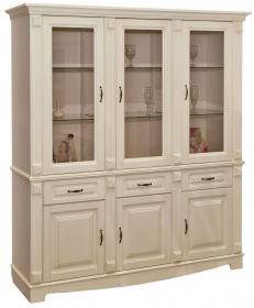 Сервант Венетто 223 белая эмаль
