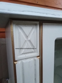 Тумба "Верди-Люкс ТВ2" слоновая кость с золочением