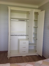 Шкаф трехдверный "Верди-Люкс" слоновая кость.В НАЛИЧИИ.