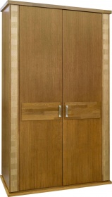 Шкаф двухдверный "Тунис" медовый с золочением