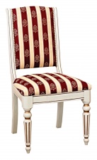 Стул "Давиль" белая эмаль с золотой патиной