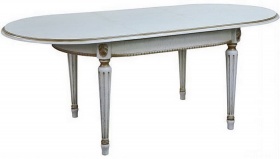 Стол "Милана 10" П313.02 слоновая кость с золочением Стол "Милана 10" П313.02 слоновая кость с золочением