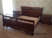 Кровать двуспальная "Оскар" 1800*2000 орех.