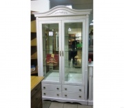 Шкаф-витрина "Паола" БМ-2114 розовый пепел